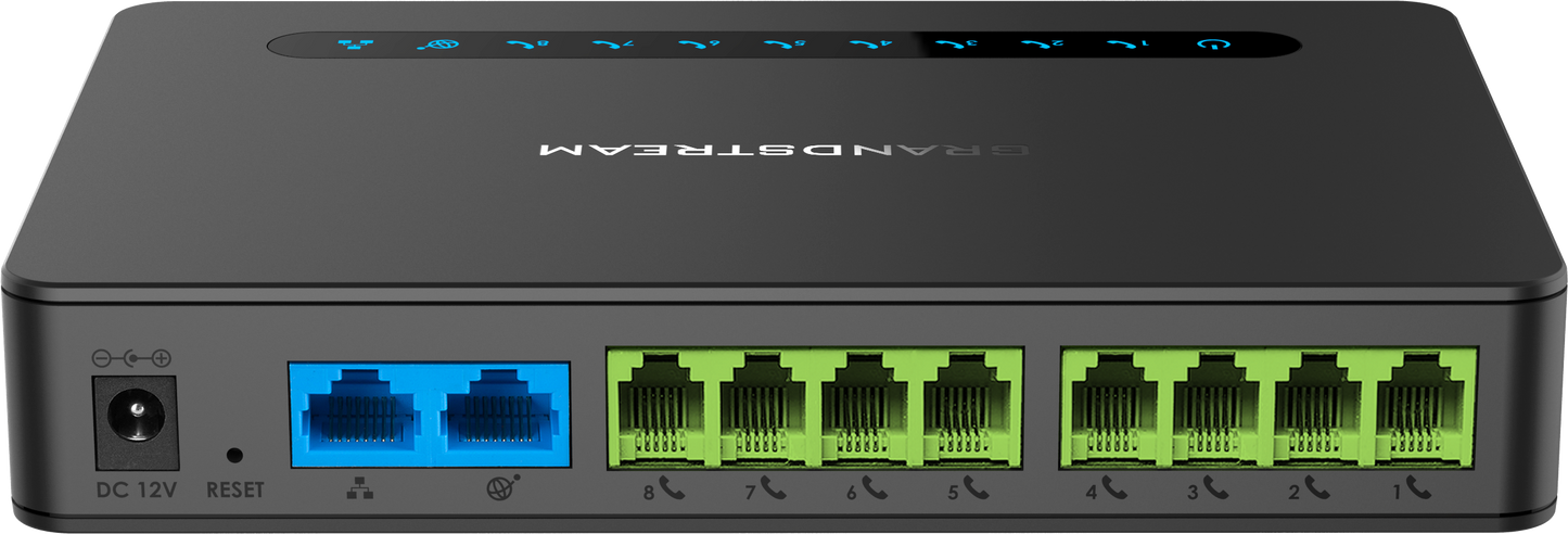 Grandstream HT818 8 FXS Port VoIP Gateway & Gigabit NAT Router