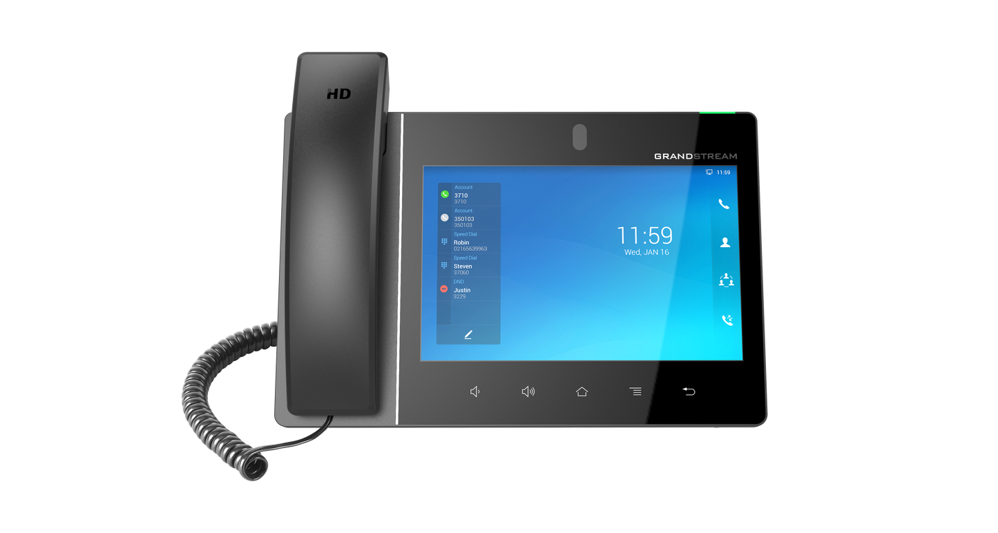 Grandstream GXV3380 Bluetooth Wi-Fi Touchscreen IP Video Phone