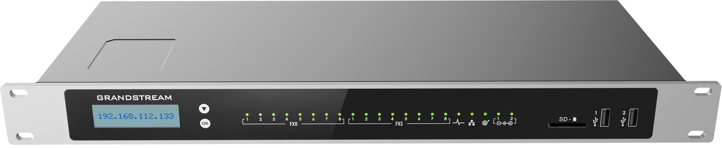 Grandstream UCM6308A 1500 Users Audio IP PBX