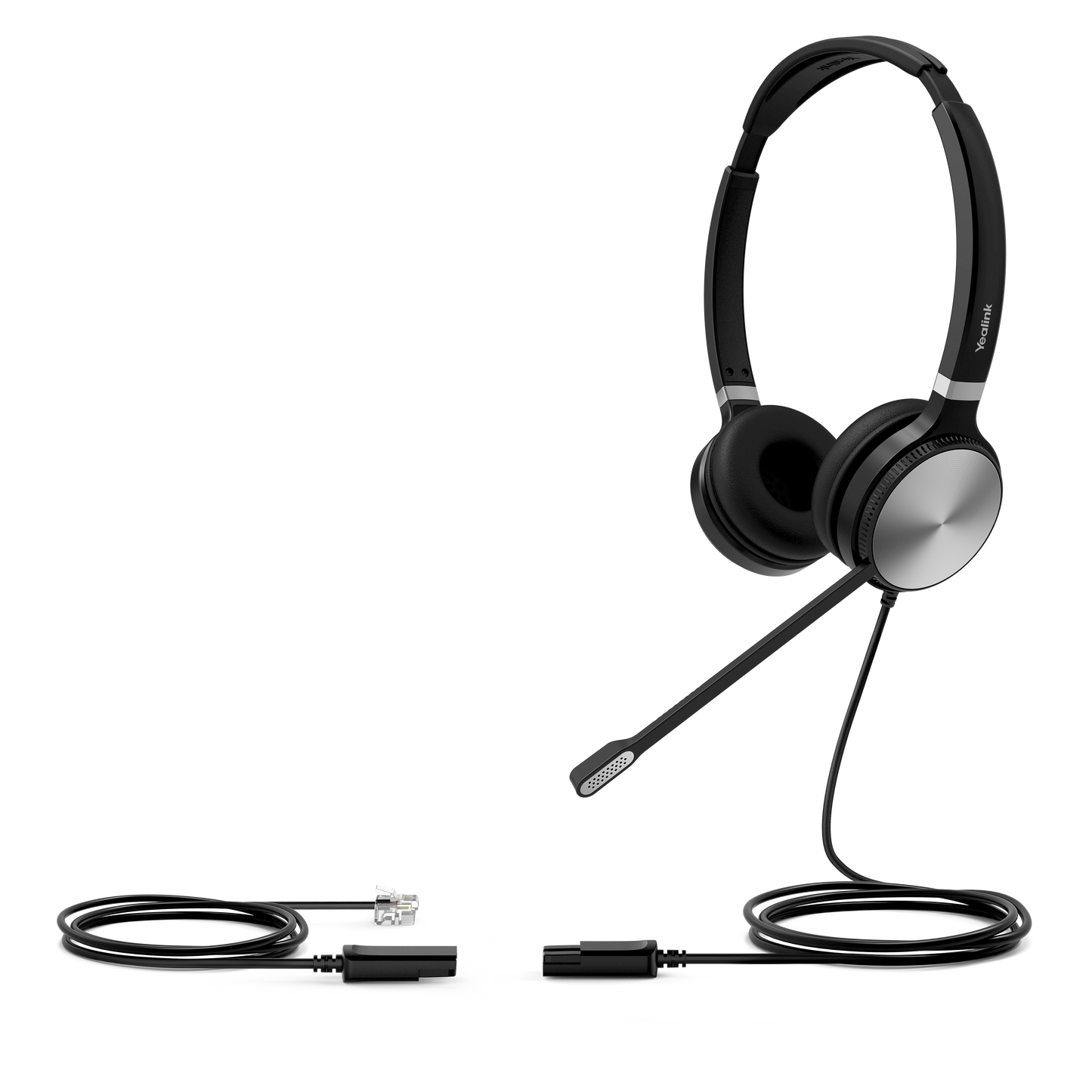 Yealink YHS36 Dual QD RJ9 Wired Headset - YHS36-Dual
