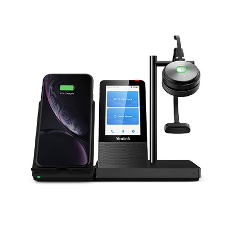 Yealink WH66 UC Dual DECT & Bluetooth Wireless Headset - WH66-Dual-UC