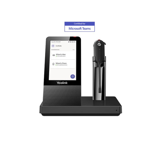 Yealink WH67 Microsoft Teams Convertible DECT & Bluetooth Wireless Headset - WH67-Teams