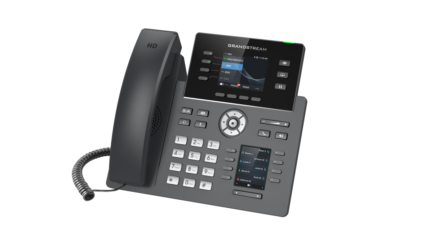 Grandstream GRP2614 Dual Display Bluetooth Wi-Fi IP Phone