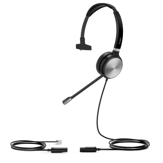 Yealink YHS36 Mono QD RJ9 Wired Headset - YHS36-Mono