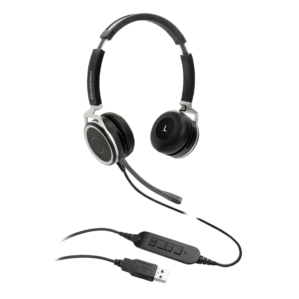 Grandstream GUV3005 Stereo USB-A Wired Headset