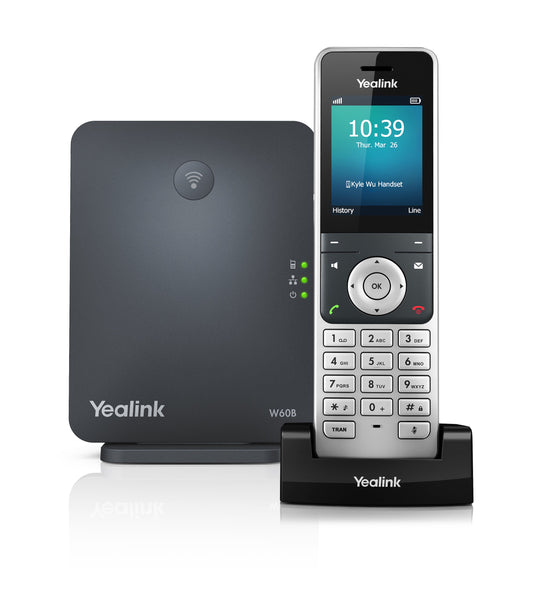 Yealink W60P Wireless IP Handset & Base Station Bundle