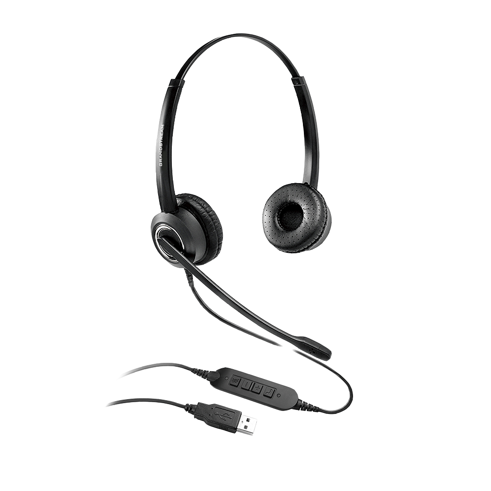 Grandstream GUV3000 Stereo USB-A Wired Headset
